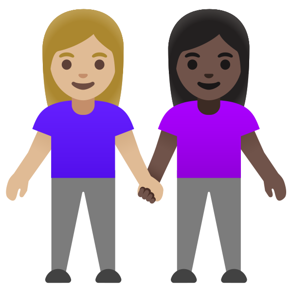 Emoji U1f469 1f3fc 200d 1f91d 200d 1f469 1f3ff