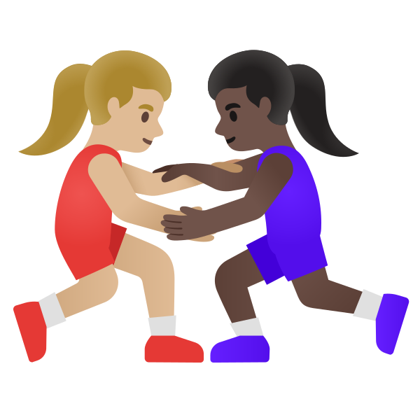 Emoji U1f469 1f3fc 200d 1faef 200d 1f469 1f3ff