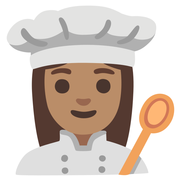 Emoji U1f469 1f3fd 200d 1f373