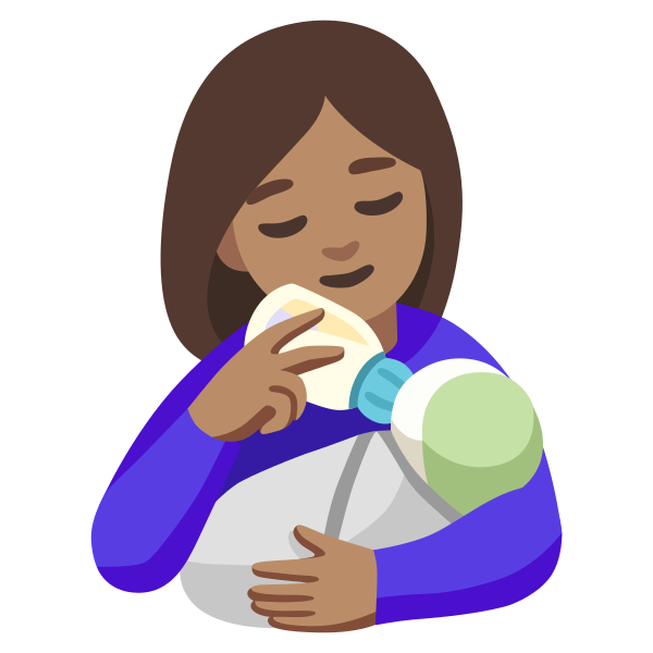 Emoji U1f469 1f3fd 200d 1f37c