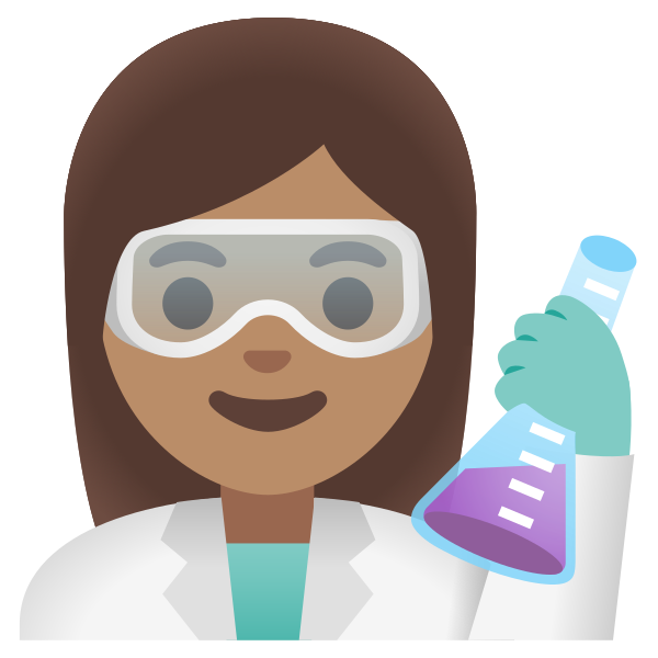 Emoji U1f469 1f3fd 200d 1f52c