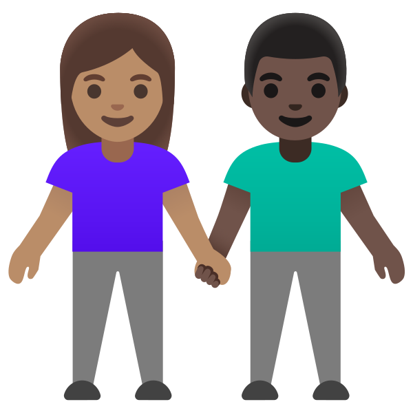 Emoji U1f469 1f3fd 200d 1f91d 200d 1f468 1f3ff