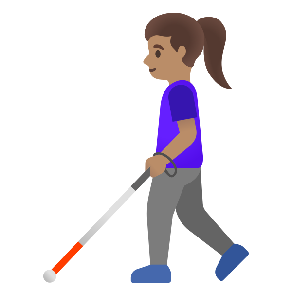 Emoji U1f469 1f3fd 200d 1f9af