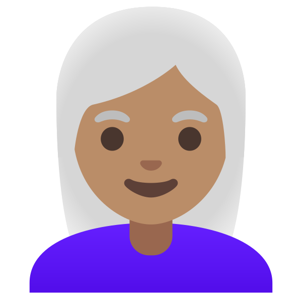 Emoji U1f469 1f3fd 200d 1f9b3