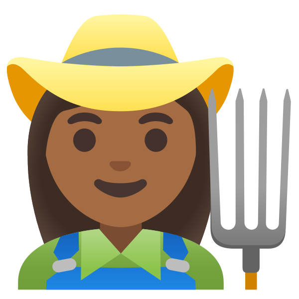 Emoji U1f469 1f3fe 200d 1f33e