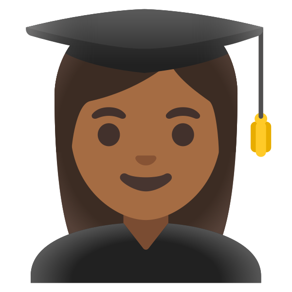 Emoji U1f469 1f3fe 200d 1f393