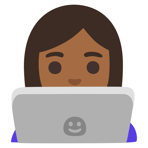 Emoji U1f469 1f3fe 200d 1f4bb