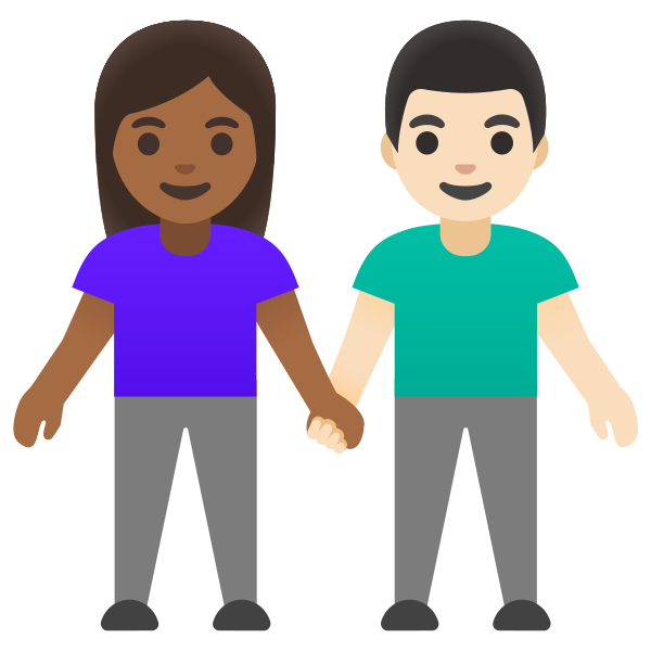 Emoji U1f469 1f3fe 200d 1f91d 200d 1f468 1f3fb