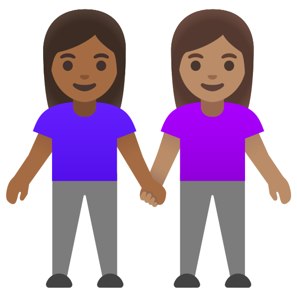 Emoji U1f469 1f3fe 200d 1f91d 200d 1f469 1f3fd