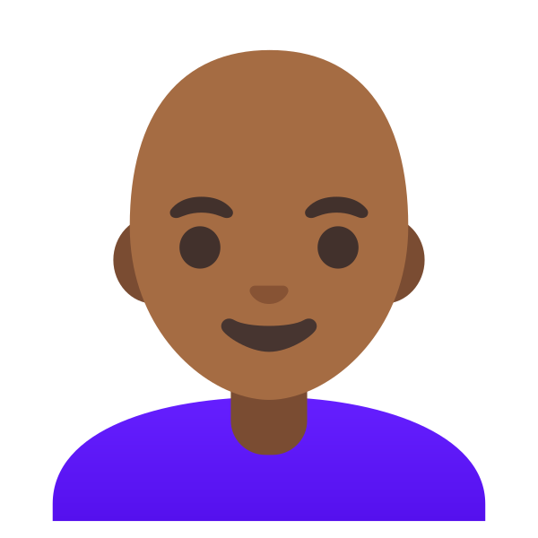 Emoji U1f469 1f3fe 200d 1f9b2
