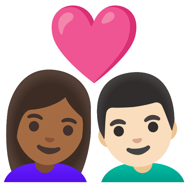 Emoji U1f469 1f3fe 200d 2764 200d 1f468 1f3fb