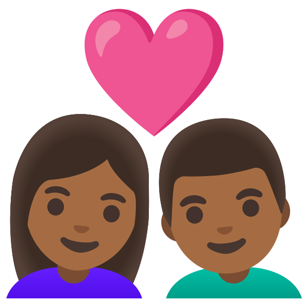 Emoji U1f469 1f3fe 200d 2764 200d 1f468 1f3fe