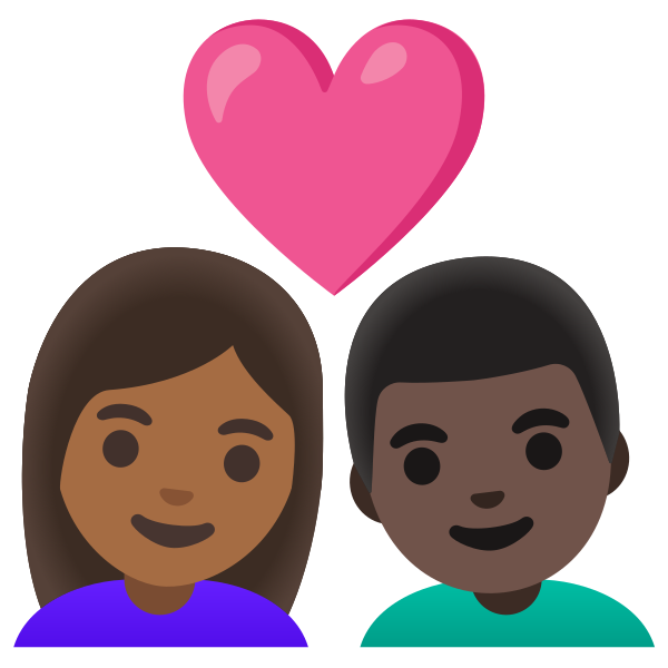 Emoji U1f469 1f3fe 200d 2764 200d 1f468 1f3ff