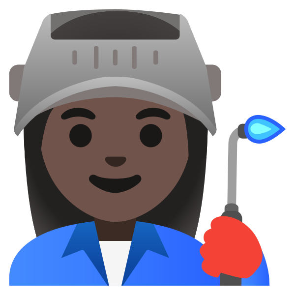 Emoji U1f469 1f3ff 200d 1f3ed