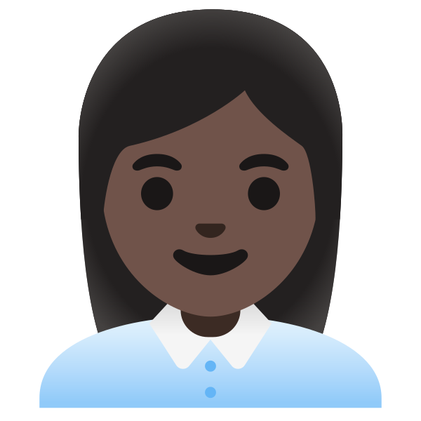 Emoji U1f469 1f3ff 200d 1f4bc