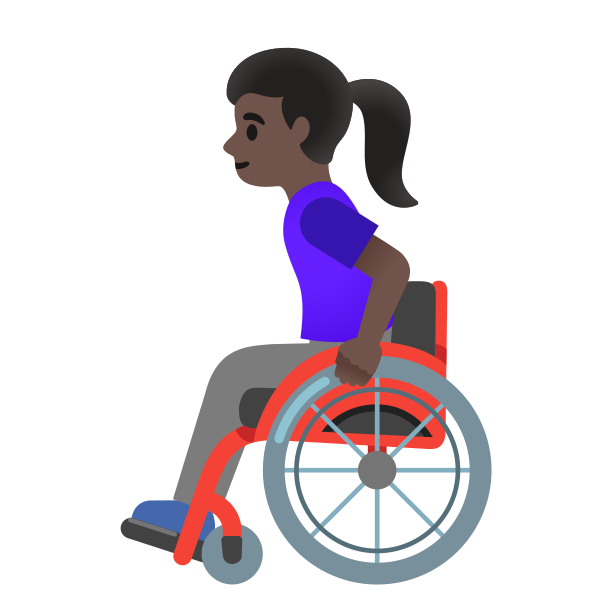 Emoji U1f469 1f3ff 200d 1f9bd