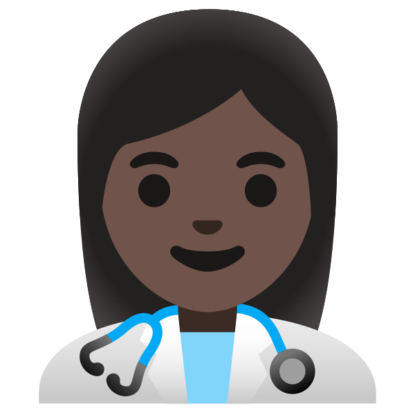 Emoji U1f469 1f3ff 200d 2695