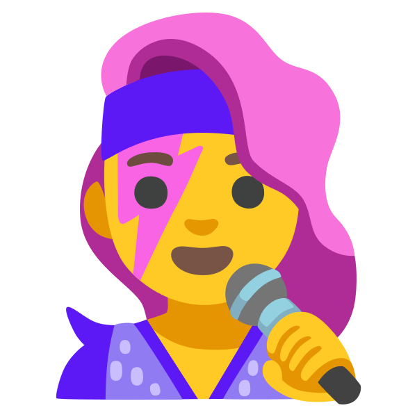 Emoji U1f469 200d 1f3a4