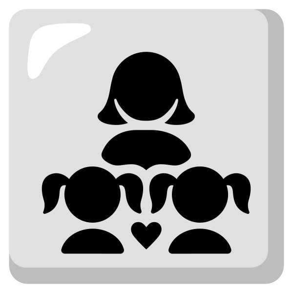 Emoji U1f469 200d 1f467 200d 1f467