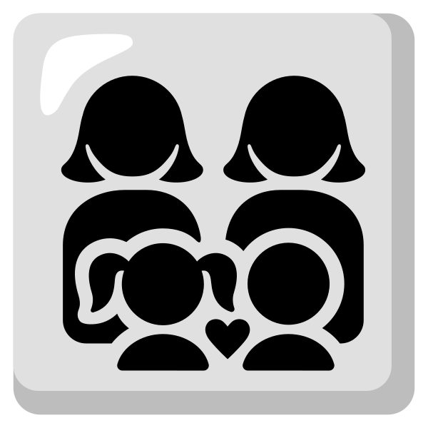 Emoji U1f469 200d 1f469 200d 1f467 200d 1f466