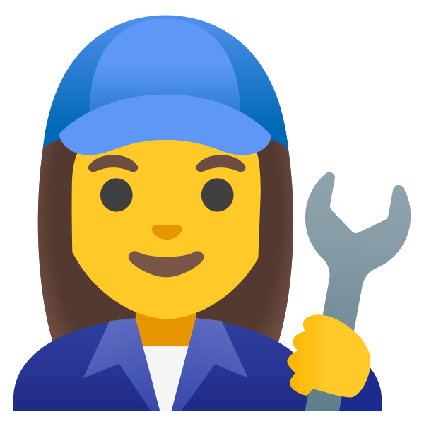 Emoji U1f469 200d 1f527