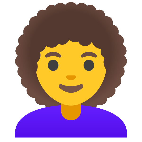 Emoji U1f469 200d 1f9b1