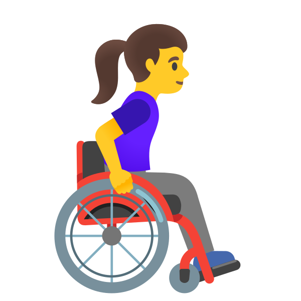 Emoji U1f469 200d 1f9bd 200d 27a1