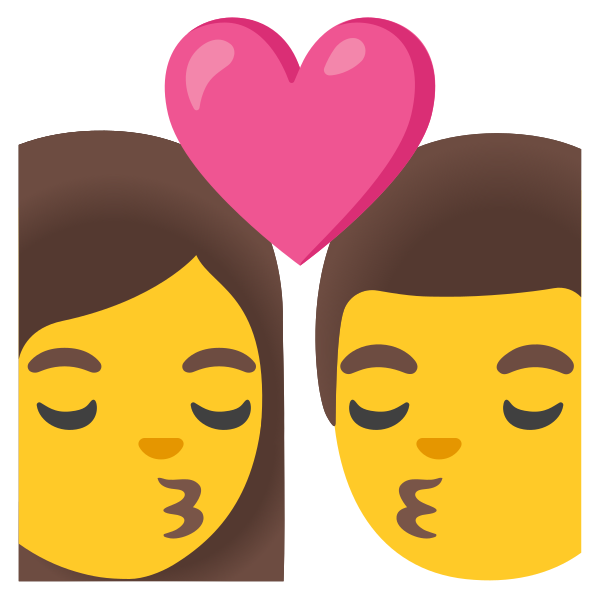 Emoji U1f469 200d 2764 200d 1f48b 200d 1f468