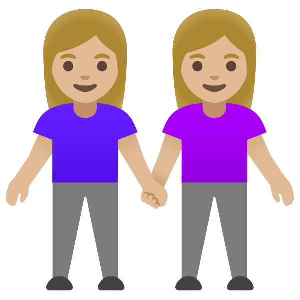 Emoji U1f46d 1f3fc