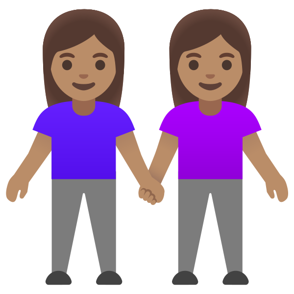 Emoji U1f46d 1f3fd
