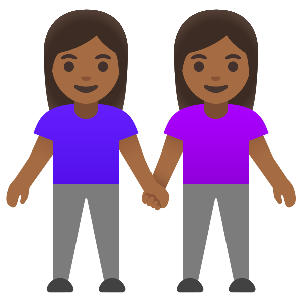 Emoji U1f46d 1f3fe
