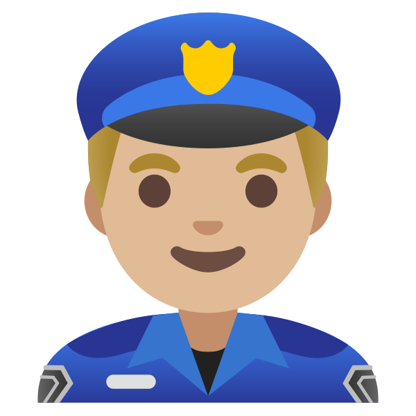 Emoji U1f46e 1f3fc 200d 2642