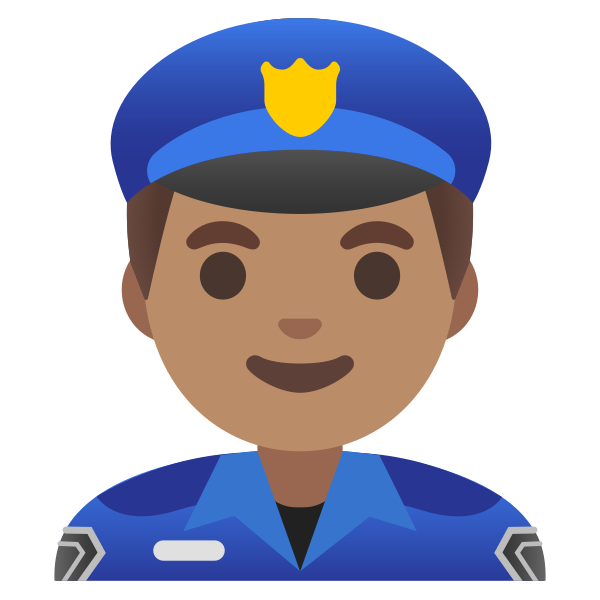 Emoji U1f46e 1f3fd 200d 2642