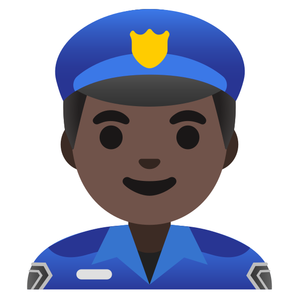 Emoji U1f46e 1f3ff 200d 2642