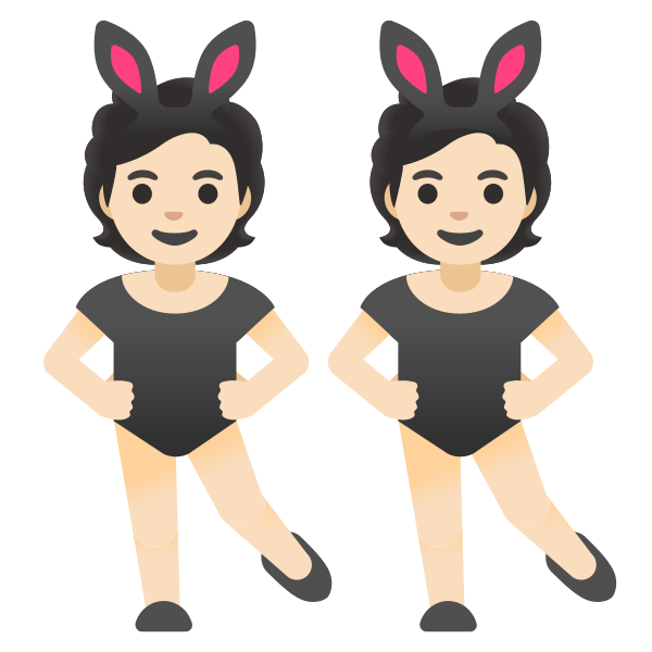 Emoji U1f46f 1f3fb