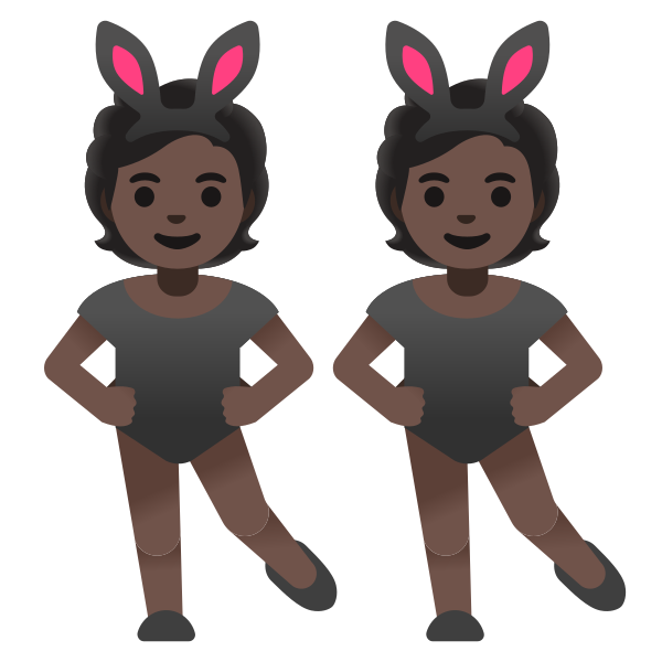 Emoji U1f46f 1f3ff