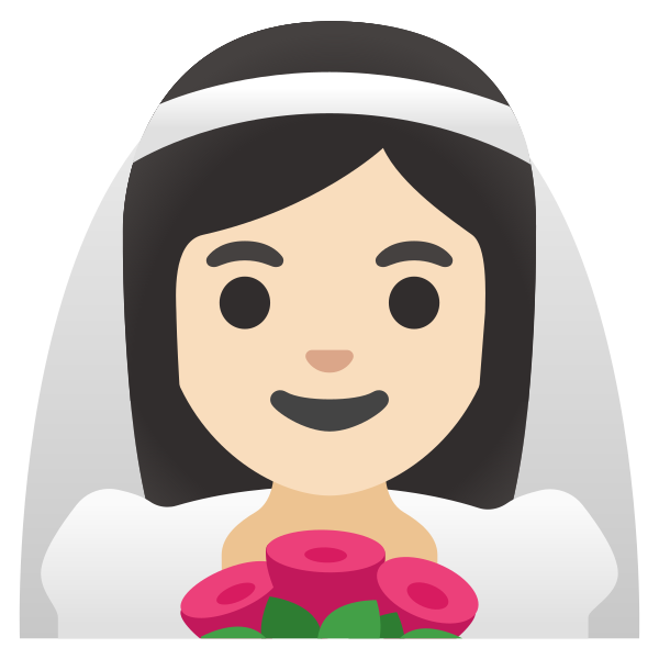Emoji U1f470 1f3fb 200d 2640