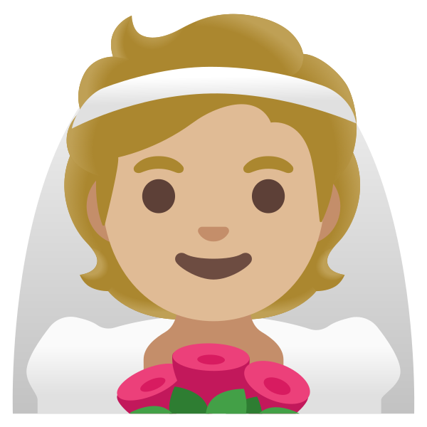 Emoji U1f470 1f3fc