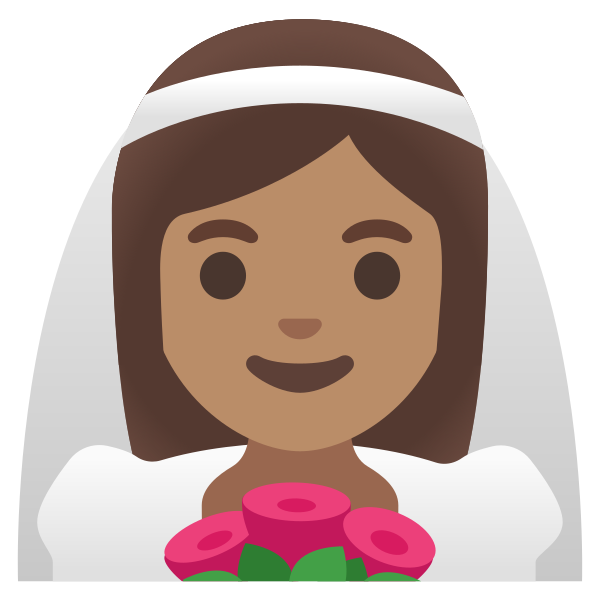 Emoji U1f470 1f3fd 200d 2640