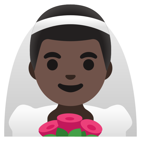 Emoji U1f470 1f3ff 200d 2642