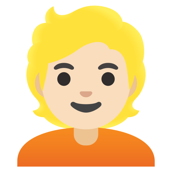 Emoji U1f471 1f3fb