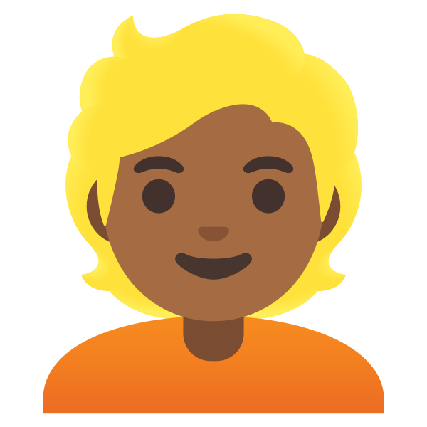 Emoji U1f471 1f3fe