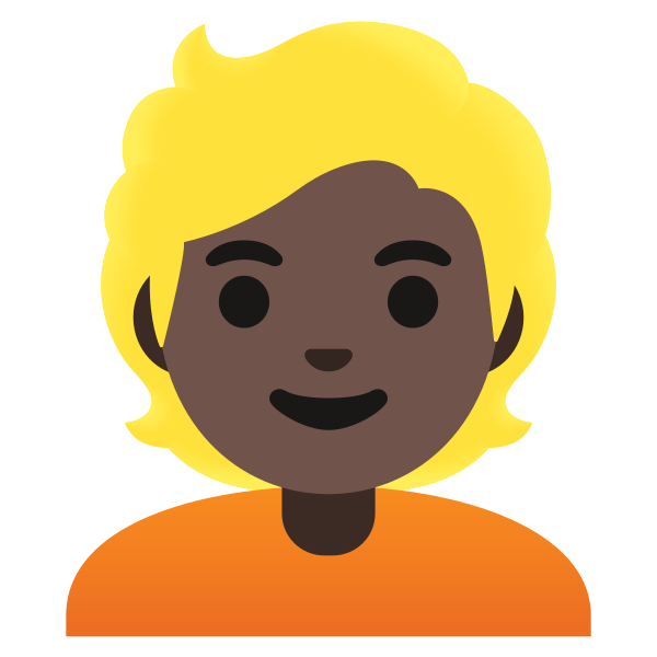 Emoji U1f471 1f3ff