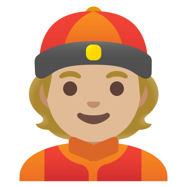 Emoji U1f472 1f3fc