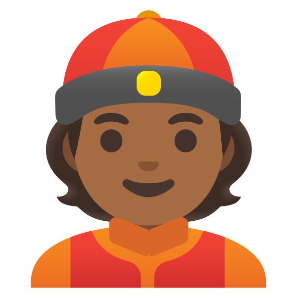 Emoji U1f472 1f3fe