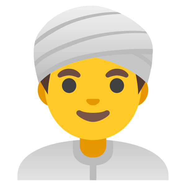 Emoji U1f473 200d 2642