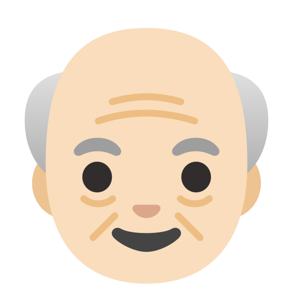 Emoji U1f474 1f3fb