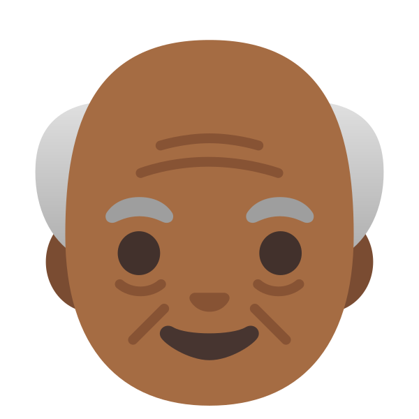 Emoji U1f474 1f3fe