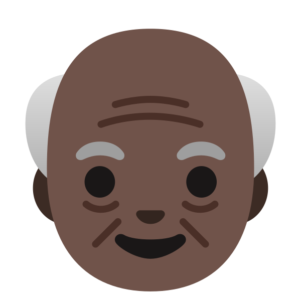 Emoji U1f474 1f3ff