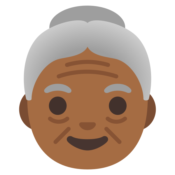 Emoji U1f475 1f3fe